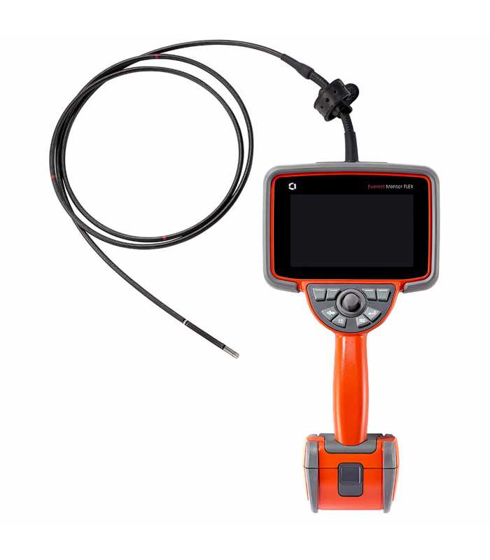 Waygate Technologies MFLAS84 [MFLAS8420-CO] Everest Mentor Flex VideoProbe With Probe Diameter, 8.4mm, 2.0m Probe Length, Dual-band Wi-Fi Radio, Wheeled Carry-On Case