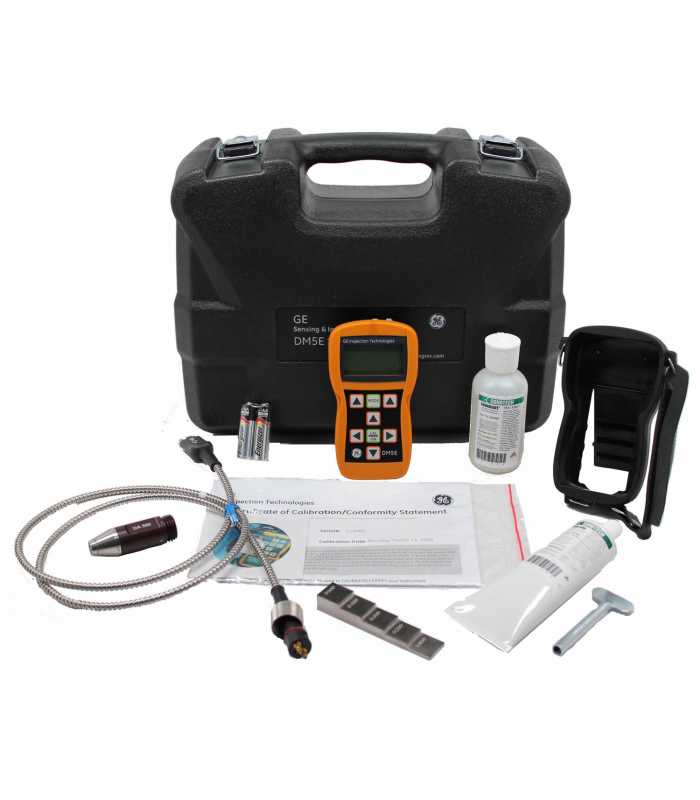 Waygate Technologies Krautkramer DM5EDM [DM5EDM-4] Ultrasonic Thickness Gauge, Dual Multi w/Instrument Package 4 (High Temperature Package)