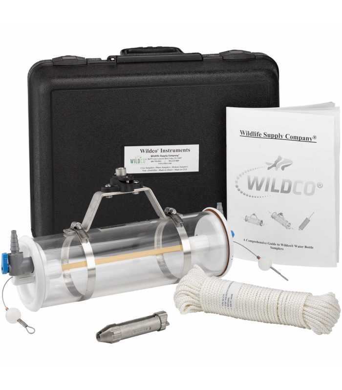 Wildco Beta [3-1920-G62] Horizontal Acrylic Water Bottle Sample Kit 2.2L