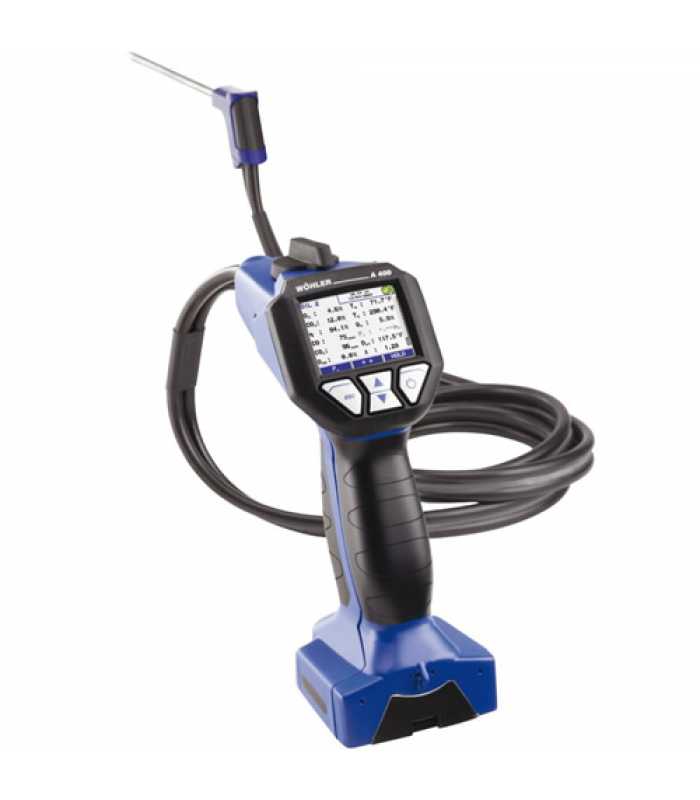 Wohler A400 PRO [3361] Handheld Residential and Light Commercial Flue Gas / Combustion Analyzer
