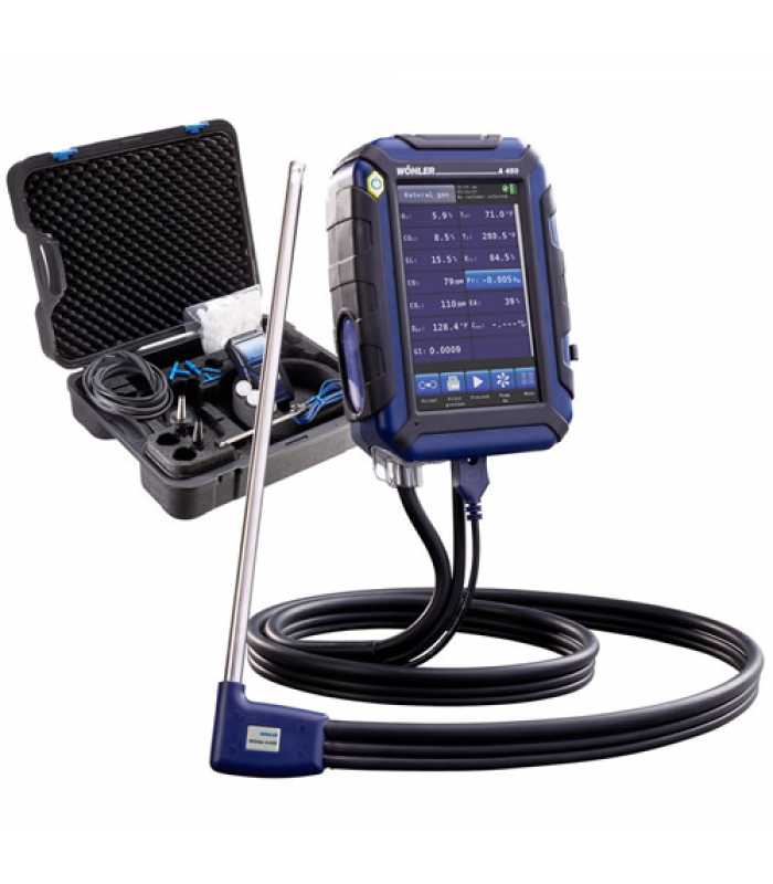 Wohler A450 [8390] Professional Set Flue Gas Analyzer Professional Kit