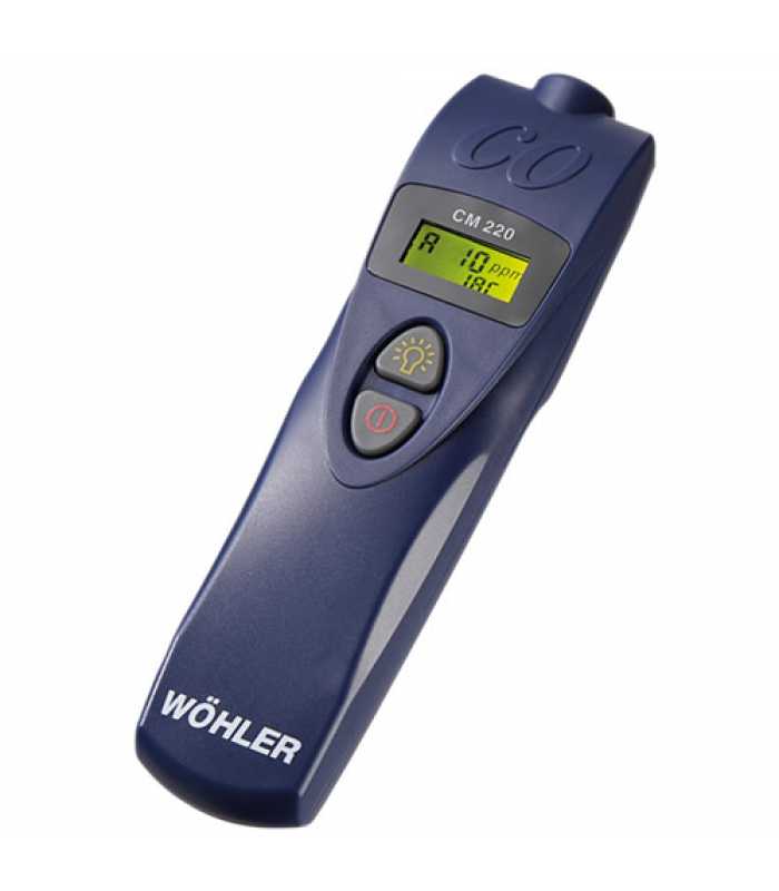 Wohler CM 220 [4486] Digital CO Detector with Visual and Acoustical Indicators