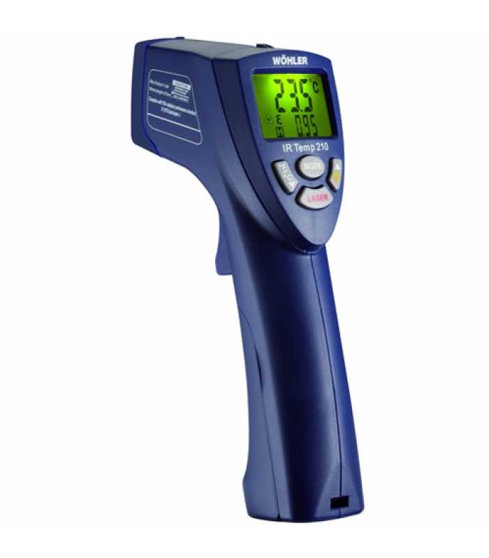 Wohler IR Temp 210 [6612] Non-contact Infrared Thermometer -40 - 932°F (-40+500 °C)