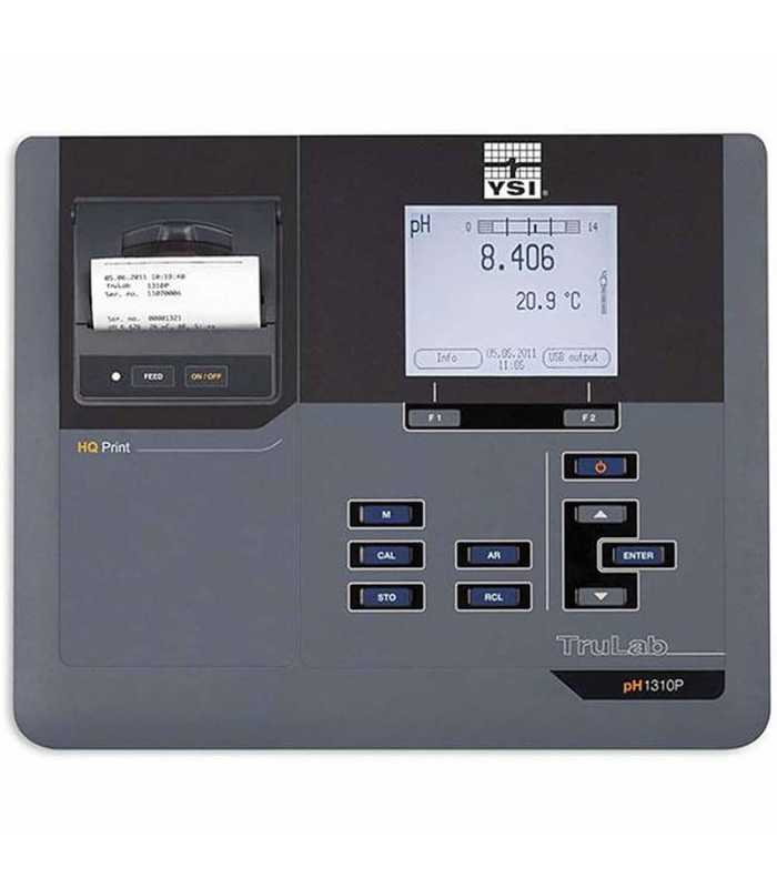 YSI TruLab pH 1310P [1AA320PY] Single Channel Benchtop Meter With Integral Printer (Instrument Only)