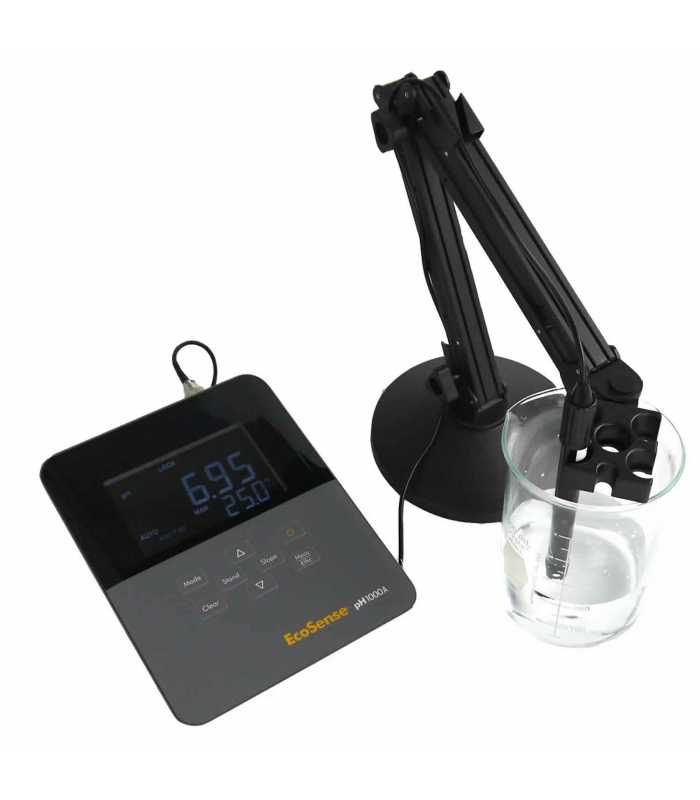 YSI EcoSense pH1000A [601104] Benchtop pH Meter with Electrode Stand