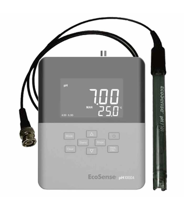 YSI EcoSense pH1000A [601306] Benchtop pH Meter with 1102 pH/Temp Electrode