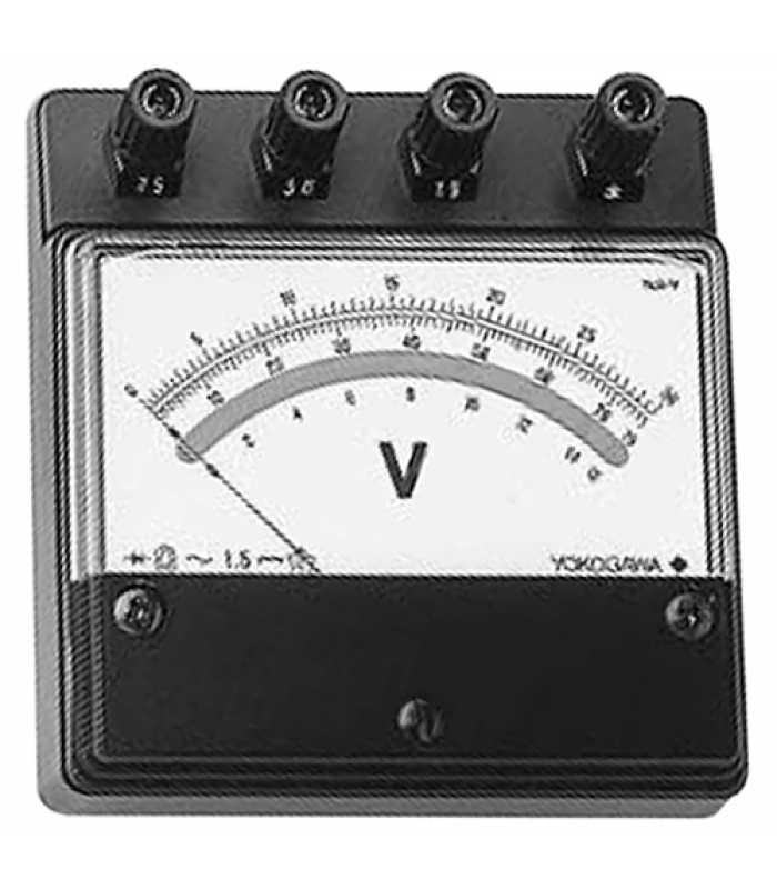 Yokogawa E Series [205205] AC Voltmeter, Minature-size Portable 3/7.5/15 V