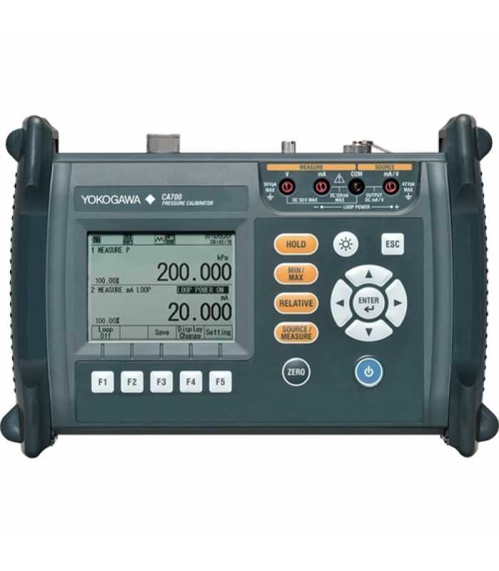 Yokogawa CA700 [CA700-E-1-U2-P2] Pressure Calibrator 29 PSI Gauge Pressure Mode