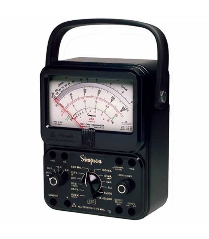 Simpson 270-5RT-B [12227-B] Analog Handheld Multimeter