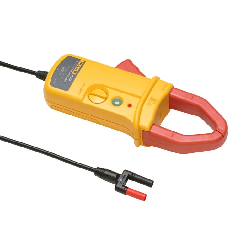 Fluke I1010 AC/DC Current Clamp/Banana Plugs, 1A-600A AC/1A-1000A DC