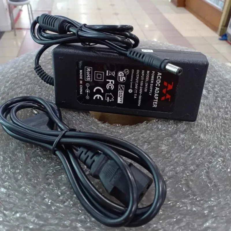 DC 24 Volt 5 Ampere Power Supply Adapter Switcing