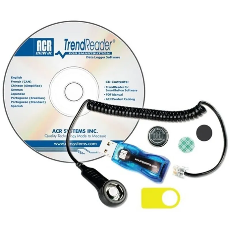 ACR Systems SmartButton [01-0182] Temperature Data Logger Kit, -40 to 185 F (-40 to 85 C)