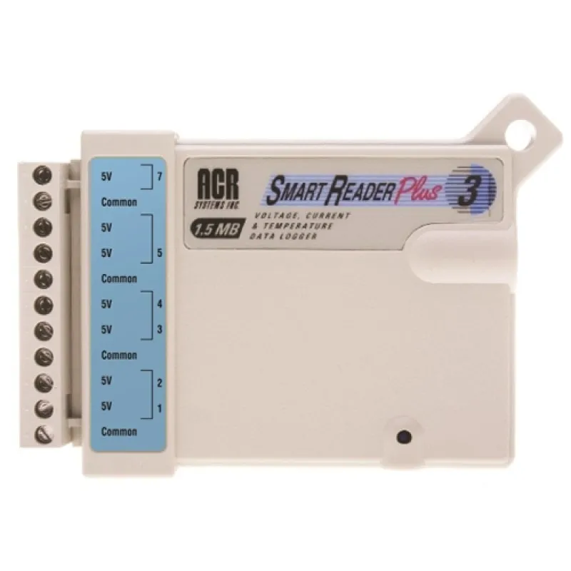 ACR Systems SmartReader Plus 3 Eight-Channel AC Current, Voltage and Temperature Data Logger, -40°C to 70°C (-40°F to 158°F)