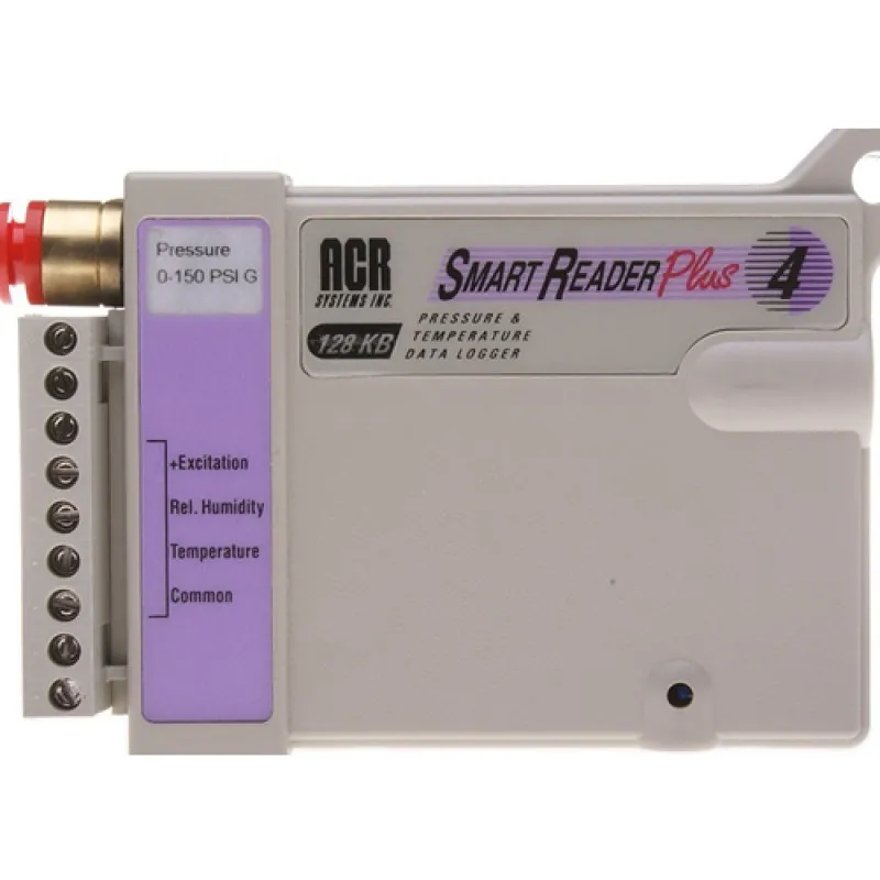ACR Systems SmartReader Plus 4  Four-Channel Pressure, Temperature and Relative Humidity Data Logger, -40°C to 70°C (-40°F to 158°F)