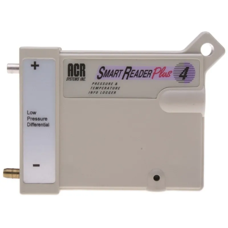 ACR Systems SmartReader Plus 4 LPD Two-Channel Low Pressure Differential and Temperature Data Logger, -40°C to 70°C (-40°F to 158°F)