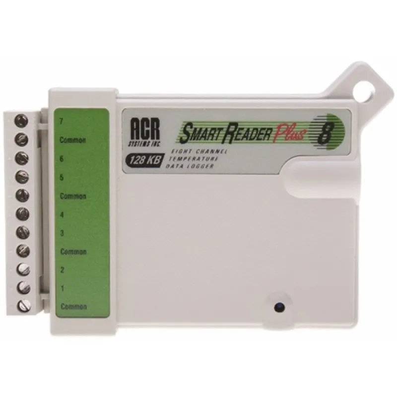 ACR Systems SmartReader Plus 8 Eight-Channel Temperature Data Logger,  -40°C to 70°C (-40°F to 158°F)