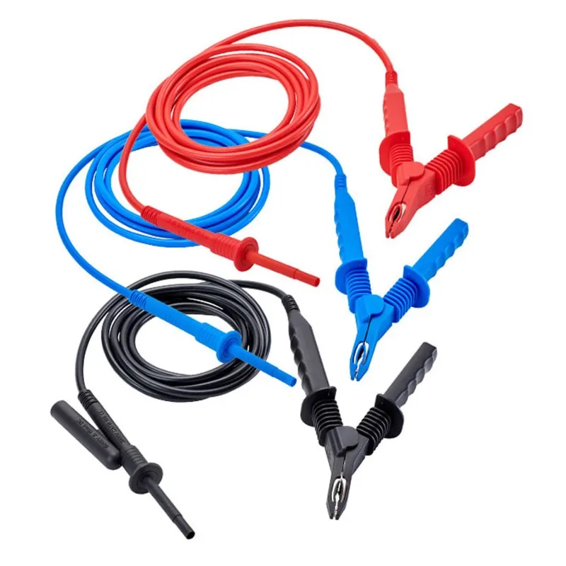 AEMC 2151.36 Test Leads, 10 ft, 5kV Safety with Clips, Set of 3