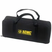 AEMC 2117.76 Small Flat Black Canvas Bag for Ground/Accessories
