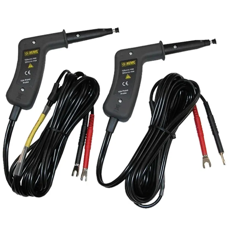 AEMC 2118.85 Kelvin Probes Pistol Grip 20 ft 25 A, Spring Loaded