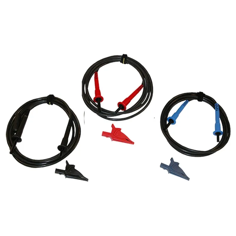 AEMC 211976 [2119.76] Color-coded Test Leads and Alligator Clips