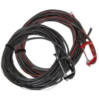 AEMC 2129.87 Kelvin Leads with C-Clamp, Set of 2, Color-Coded, 50ft