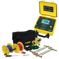 AEMC 4620 KIT-500FT [2135.21] 4-Point Digital Ground Resistance Tester Kit with 500ft Leads for 4-Point Testing