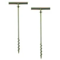 AEMC 2135.44 [2135.44] Ground Rod, 17 in. Stainless Steel T-shaped Auxiliary Ground Electrodes, Set of 2