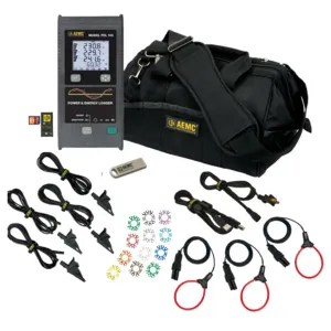 AEMC PEL 103 [2137.52] Single/Three-Phase Power & Energy Logger  (with LCD, w/3 MA193-10-BK sensors)
