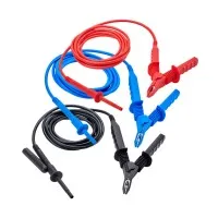 AEMC 2151.32 Lead Set of 3, 25 ft 5kV Safety Leads w/Clips