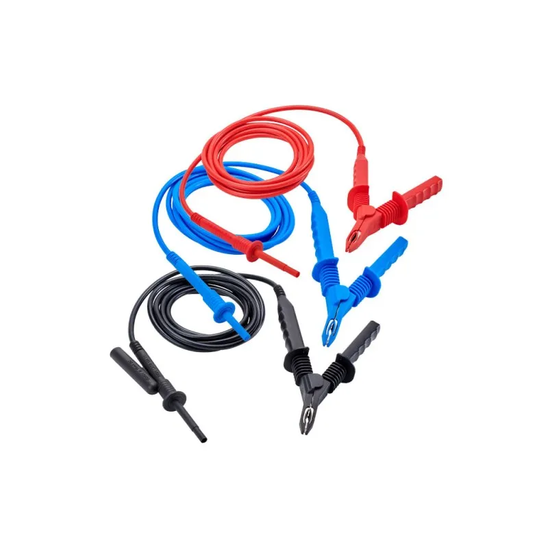 AEMC 2151.32 Lead Set of 3, 25 ft 5kV Safety Leads w/Clips