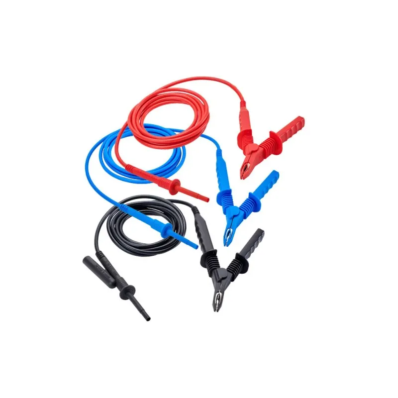AEMC 2151.36 Test Leads, 10 ft, 5kV Safety with Clips, Set of 3