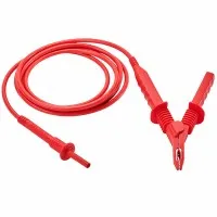 AEMC 2151.40 15 kV Lead, Red Guard with Integral Clip for Models 6550 and 6555 (45 ft)
