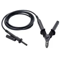 AEMC 2151.41 15 kV Lead, Black Guard with Integral Clip for Models 6550 and 6555 (45 ft)