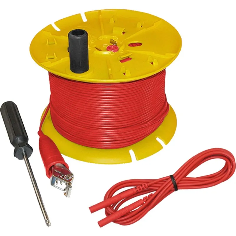 AEMC 5000.02 Red Replacement Wire, 500 ft Reel, for Ground Resistance Tester Kits