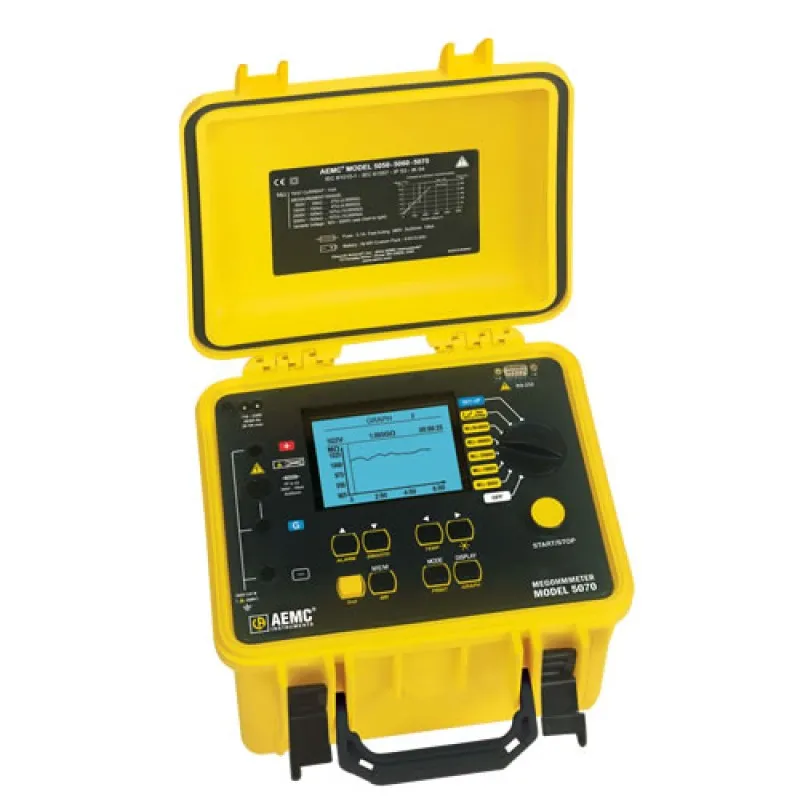 AEMC 5070 [2130.30] 5000V Graphical Digital Megohmmeter