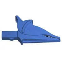 AEMC 5100.04 Safety Alligator Clip, Blue, 1000V CAT IV, 15A, UL V2