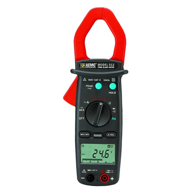 AEMC 512 [2117.68] 1000A AC, 750V AC / DC TRMS Professional Clamp-On Meter