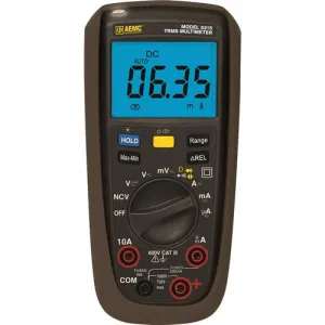 AEMC 5215 [2154.08] True RMS Digital Multimeter, 6000 Counts, 750V AC/1000V DC*DIHENTIKAN LIHAT 5217*