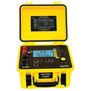 AEMC 6240 [2129.80] Mikroohmmeter Digital, 10 A, 5 µΩ hingga 400 Ω dengan Klem/Probe Kelvin