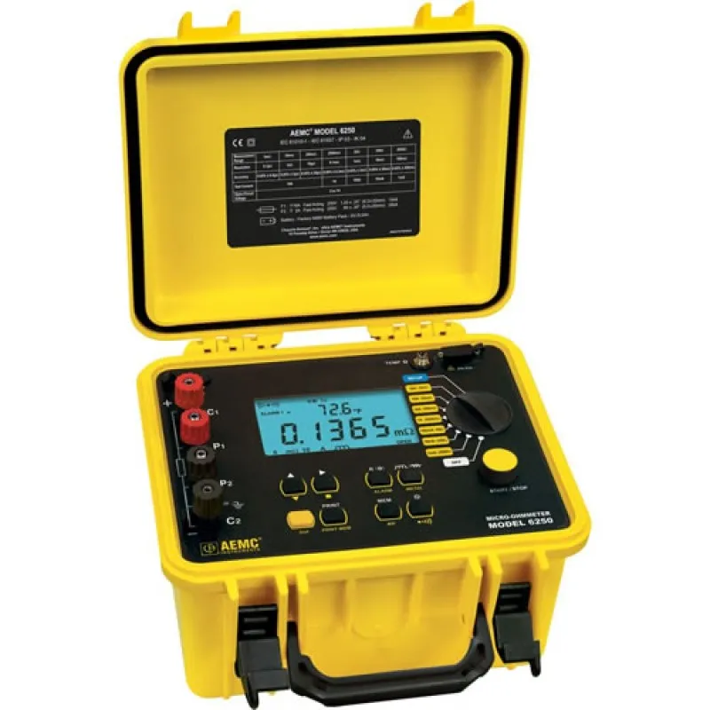 AEMC 6250 [2129.81] 10A Micro-Ohmmeter