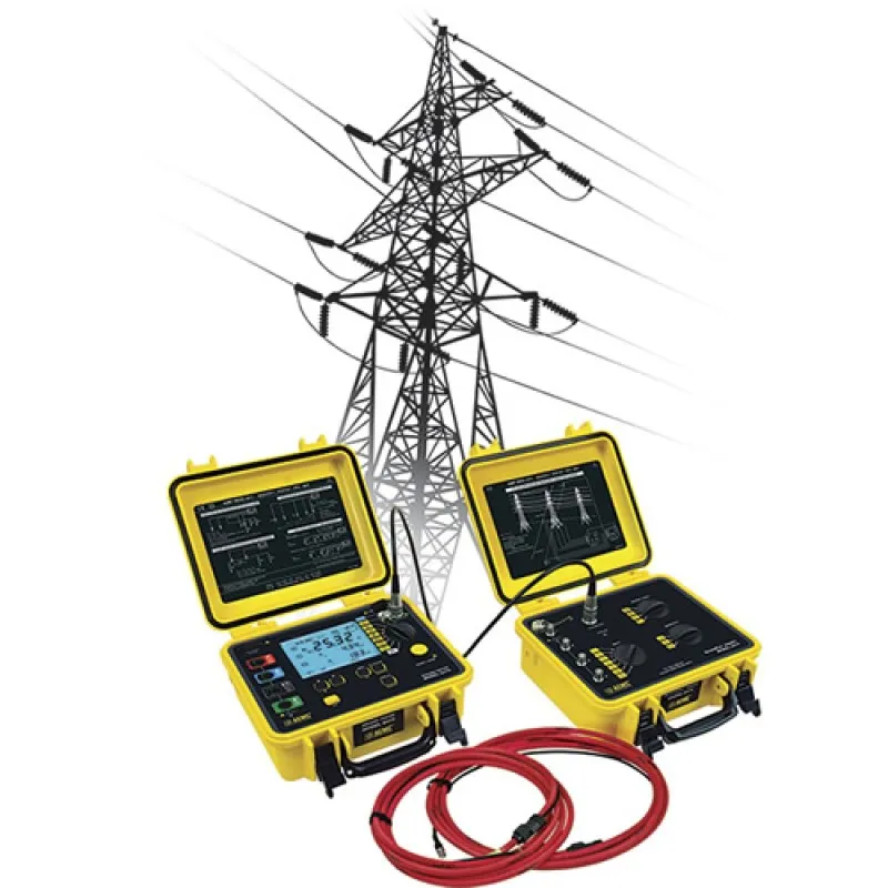 AEMC 6474 KIT [2136.03] 2-Point, 3-Point and 4-Point Digital Ground Resistance Tester w/ 500 ft Leads*DISCONTINUED SEE AEMC 6472 KIT-500FT*