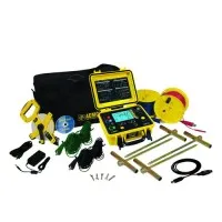AEMC 6472 KIT-500FT [2135.54] 2-Point, 3-Point and 4-Point Digital Ground Resistance Tester w/ 500 ft Leads
