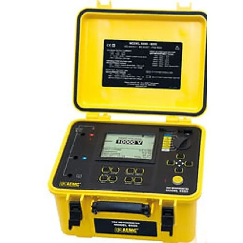 AEMC 6555 [2130.32] Digital Megohmmeter, 15,000V w/Graphical, Analog Bargraph, Backlight, Alarm, Timer, 500V, 1000V, 2500V, 5000V, 10kV, 15kV, Ramp, StepV, Variable, Auto DAR/PI/DD, DataView Software