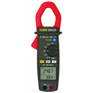 AEMC 675 [2117.50] Alat Ukur Clamp-on Layar Ganda 1000A AC, 1400V DC, Ukuran Rahang 1,58 inci*TIDAK DIPRODUKSI LAGI, LIHAT AEMC 407*