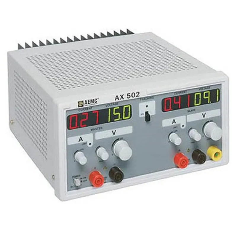 AEMC AX502 [2130.06] Power Supply (Dual Output, 0-25A, 0-30VDC)*DISCONTINUED SEE AEMC AX503*
