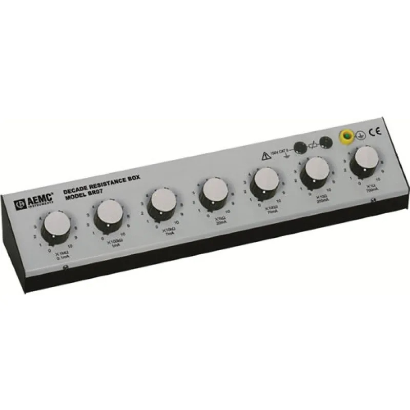 AEMC BR07 [2131.25] Resistance Decade Box with 7 Ranges, 1-10MΩ