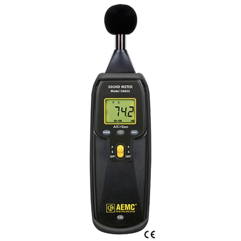AEMC CA832 [2121.23] Sound Level Meter, 35 to 130db
