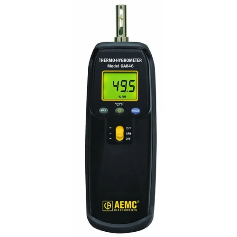 AEMC CA846 [2121.24] Thermo-Hygrometer, -4 to 140°F (-20 to 60°C)