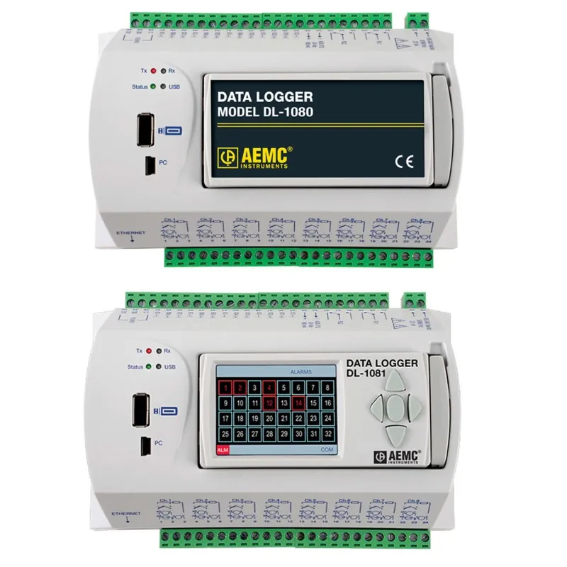 AEMC DL-1080 & DL-1081 8-16 Channel Data Logger