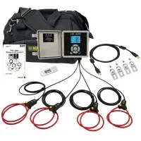 AEMC DL914 [2153.62] True-RMS 4-Channel Waterproof AC Data Logger w/300/3000A, TRMS, Wi-Fi, DataView Software